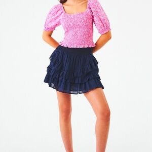 Roller Rabbit Brianna Skirt in Navy, Size XS